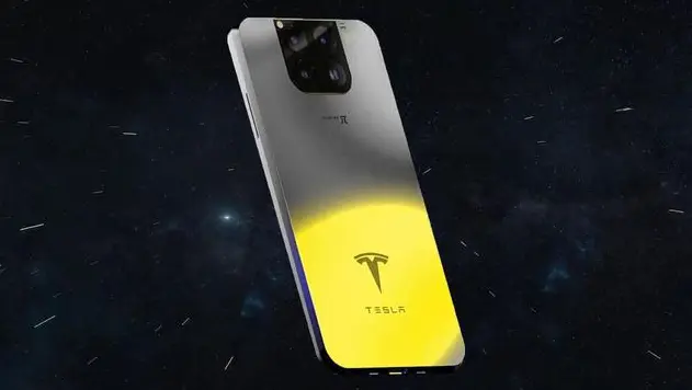 O primeiro smartphone da Tesla com suporte para mineração Marscoin e Internet Starlink