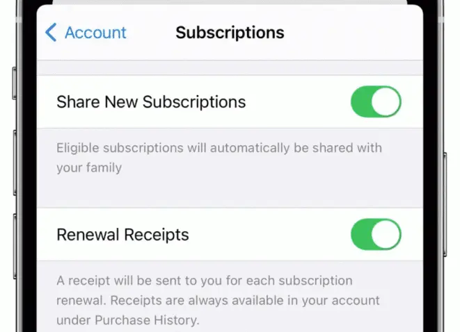 A Apple adiciona o compartilhamento de assinatura ao Family Sharing