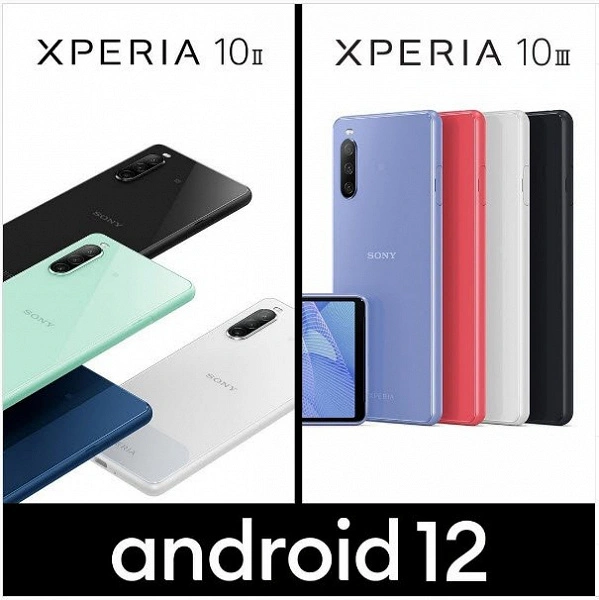 Sony Xperia 10 II e 10 III riceverà presto Android 12