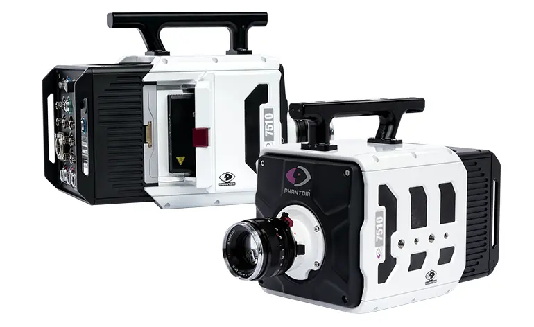 A câmera Phantom TMX 7510 dispara a 1,75 milhão de quadros por segundo