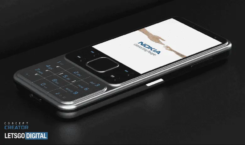 Der Druckknopf Nokia 6300 4G behält sein bekanntes Design bei