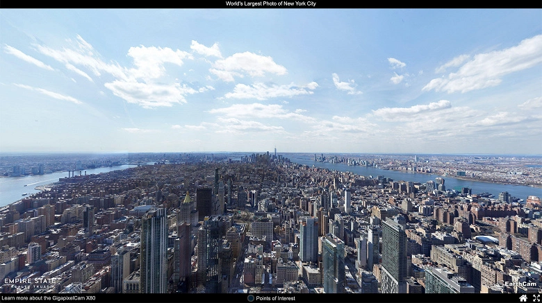 Mit der Roboter-Webcam EarthCam GigapixelCam X80 können Sie Panoramen mit einer Auflösung von 80.000 Megapixeln erstellen