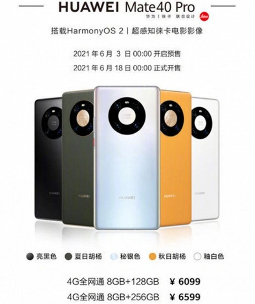 Die ersten Flaggschiffe von Huawei mit vorinstallierter Harmonyos 2.0 gingen in China zum Verkauf