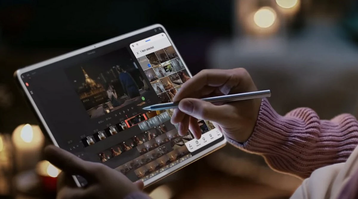 Huawei MatePad Pro com Harmonyos e M-Lápis Stylus pela primeira vez mostrou ao vivo.