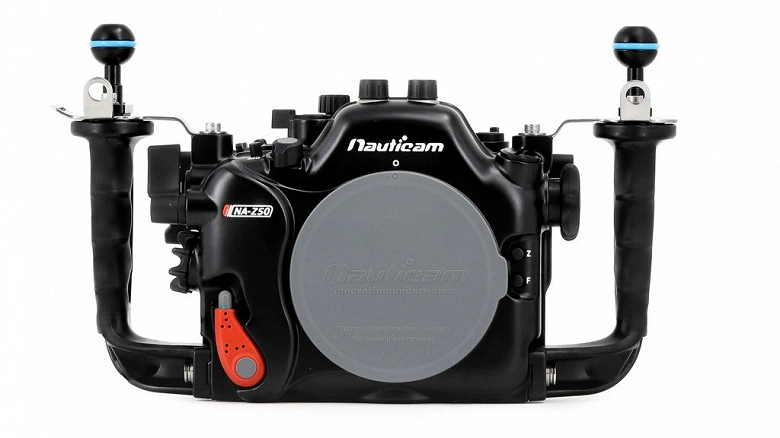 Caixa subaquática Nauticam NA-Z50 projetada para a câmera Nikon Z50