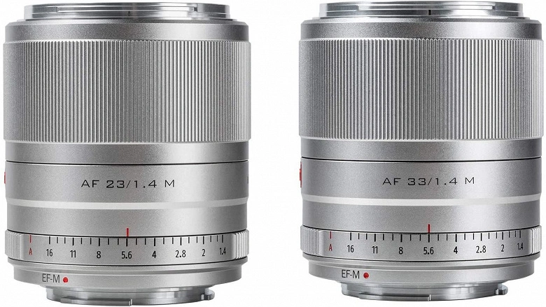 Gli obiettivi Viltrox 23mm F1.4 STM e 33mm F1.4 STM con innesto Canon EF-M sono in vendita