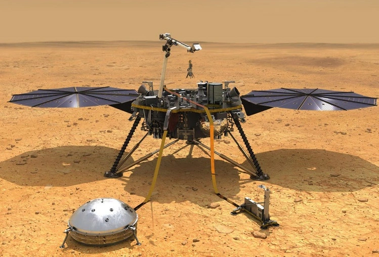 La sonda InSight Mars rischia di morire a causa del maltempo sul Pianeta Rosso