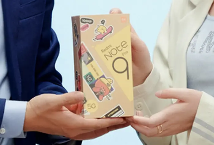 XiaomiがRedmiNote 9Proの新しいパッケージを発表