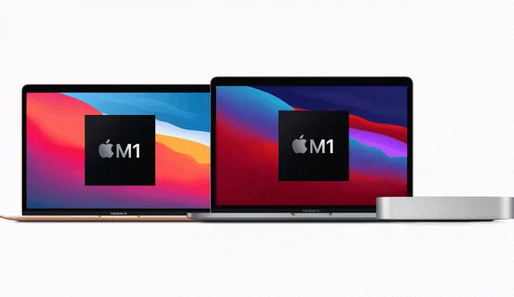 Apple M1 SoC schneller als Intel Core i9-9880H in MacBook Pro