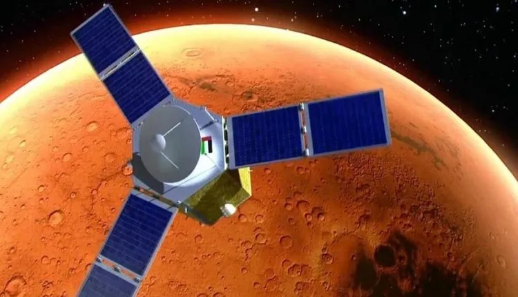 Hoffe, Raumschiff betrat die Mars-Umlaufbahn