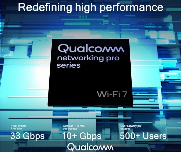 これはWi-Fi 7になります。Qualcommは、Wi-Fi 7 Networking Proシリーズアダプターのラインを導入しました