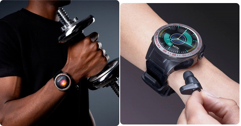 Gli orologi intelligenti con wearbuds watch cuffie sono diventati colpiti prima dell'uscita