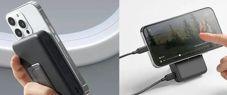La batterie magnétique Anker 633 Magsafe est présentée pour 10 000 mAh iPhone