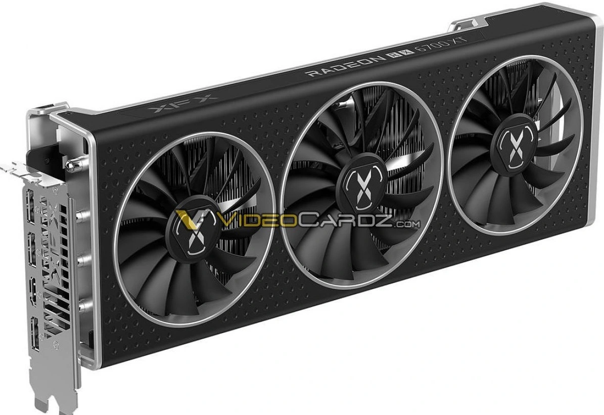 Es wurde bekannt, wie die Grafikkarten XFX Radeon RX 6700 XT Speedster QICK319 und MERC319 aussehen werden