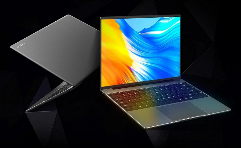 Orçamento de ultrathina e laptop premium com CPU velho dual-core. Apresentado Chuwi CoreBook x 2022
