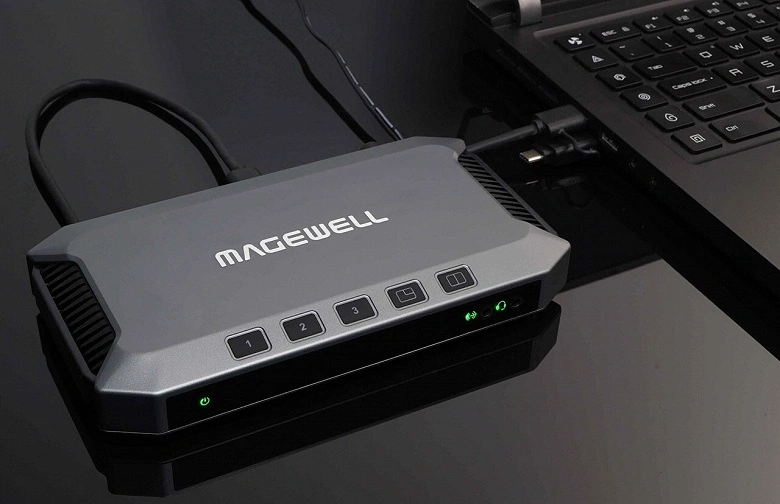 O dispositivo MageWell USB Fusion é projetado para captura de vídeo