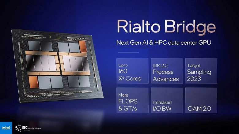 Intel a introduit un accélérateur Rialto Bridge avec TDP 800 Watts