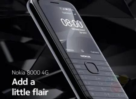 이것은 Nokia 8000 4G로 밝혀졌습니다.