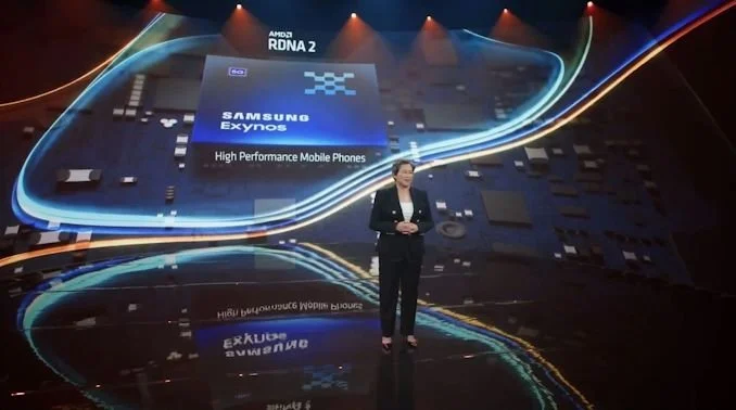AMD는 새로운 Soc Samsung Exynos에서 GPU RDNA2의 사용을 발표했습니다.