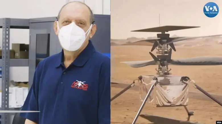 화성에서 Ingenuity 헬리콥터의 첫 비행에 대한 고품질 비디오