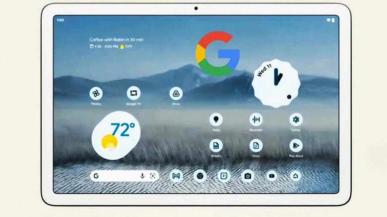 Google Pixel 태블릿 태블릿은 타사 스타일러스를 지원합니다