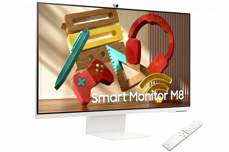 Smart Samsung Smart Monitor M8 32 인치 디스플레이 4K UHD가 한국에서 판매 중입니다.