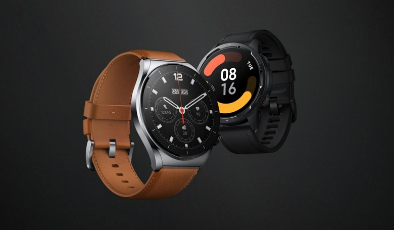 スマートウォッチXiaomi Mi腕時計S1とXiaomi Mi Watch S1 Activeが壮観なコマーシャルで異なる角度で表示されています