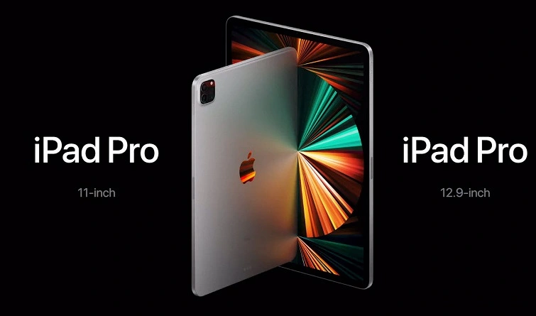 Lançamento do Apple iPad Pro com tela Liquid Retina XDR, Apple M1 SoC, 16 GB de RAM e flash de 2 TB