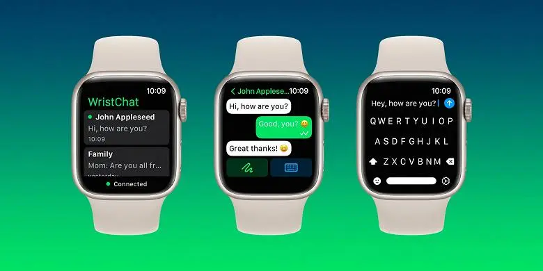WhatsApp erschien endlich auf Apple Watch mit der TRISTICCHAT-Anwendung