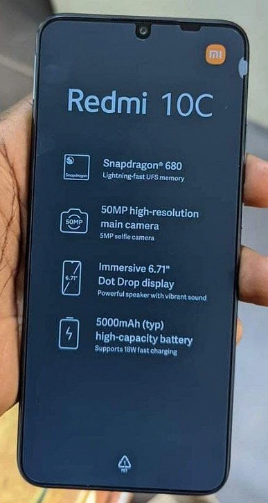 5000 mA · H, 50 메가 픽셀 및 Snapdragon 680. redmi 10c의 살아있는 사진 - 가장 저렴한 새로운 Redmi 중 하나
