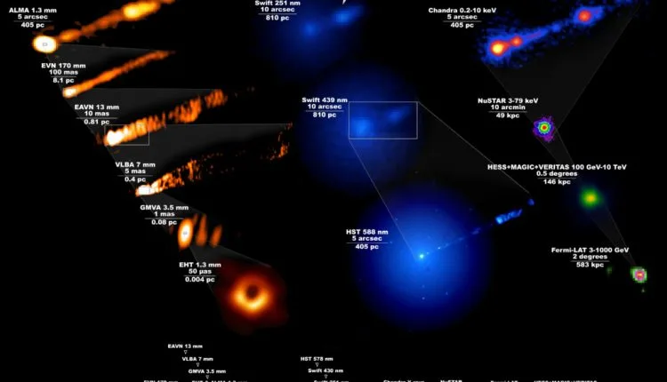 I telescopi si sono uniti per nuove osservazioni del buco nero M87