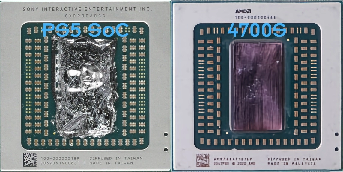 デスクトップPCの一部としてPlayStation 5の中心部。 AMD 4700Sプロセッサはソニーコンソールプラットフォームであり、マイクロソフトではありません。