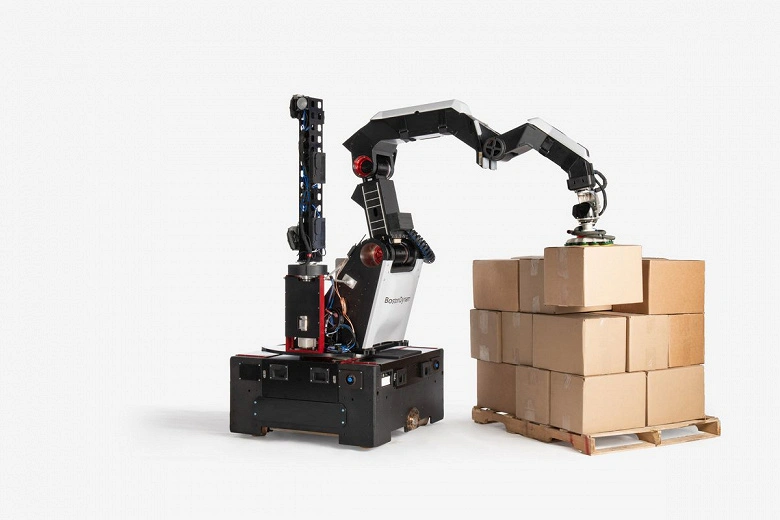 Intelligenter Roboter für Falzkästen. Boston Dynamics Stretch führt zum Verkauf