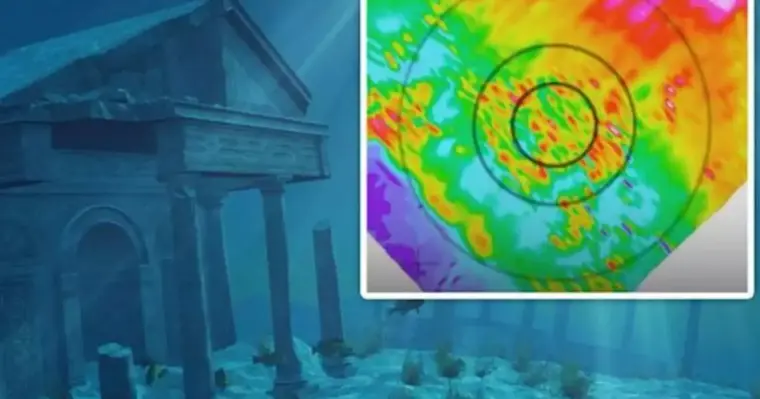 Atlantis gefunden? Eine riesige ringförmige Struktur vor der spanischen Küste, die mit Google Earth entdeckt wurde