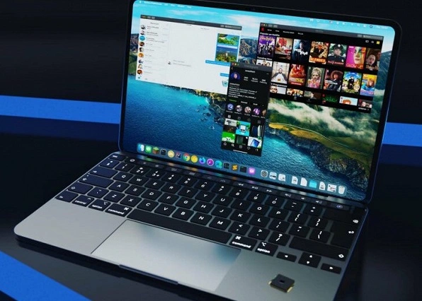 Il nuovo MacBook Pro basato sul processore Apple è mostrato sui rendering concettuali