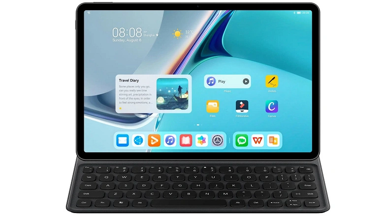 Compradores Huawei MatePad 11 com Harmonyos 2.0 na Europa Dê uma tampa de teclado, lâmpada de mesa e mouse