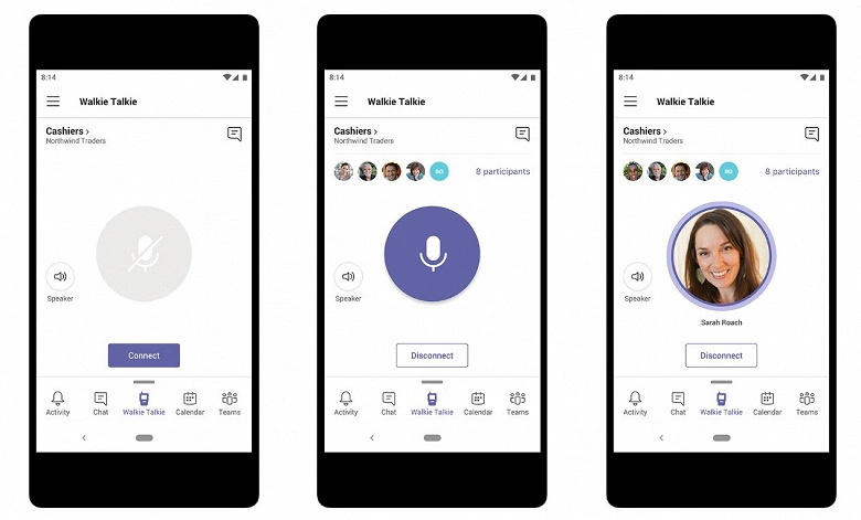 Microsoft aggiungerà la modalità walkie-talkie a Teams su iPhone