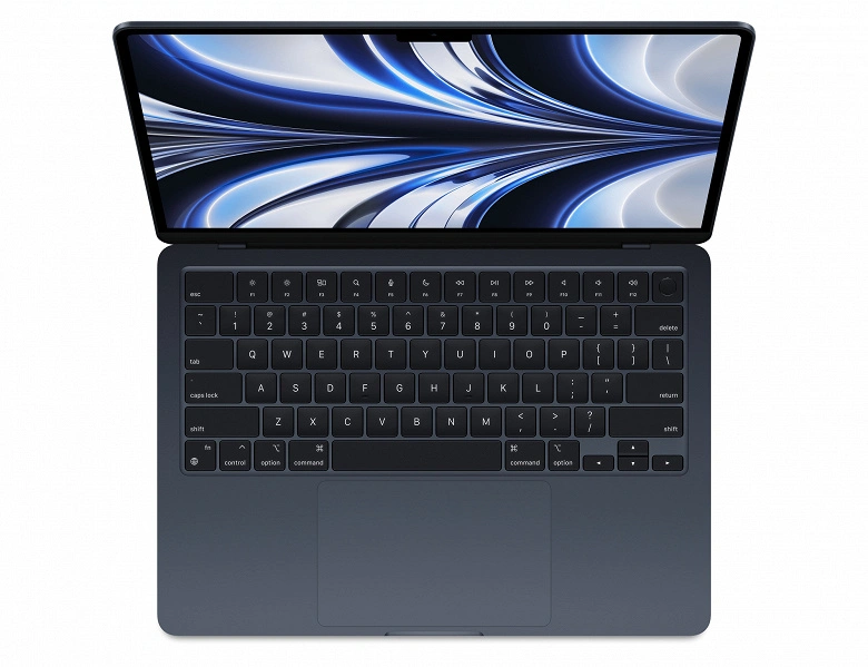 Das Basis -MacBook Air auf Soc M2 für 1.200 US -Dollar erhielt eine SSD mit einem Volumen von 256 GB und 8 GB „Unified“ Speicher