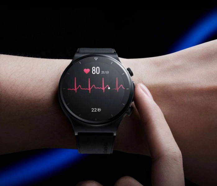 195 dólares em vez de 400. relógios inteligentes Huawei Watch GT2 Pro C Apoio o ECG na China como parte da venda 618
