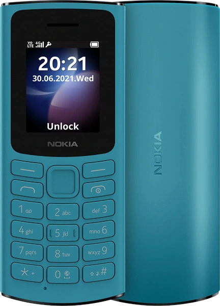 4G Nokia 105 4GとNokia 110 4Gのサポートを持つ最も安いノキア電話はすでに注文可能です。
