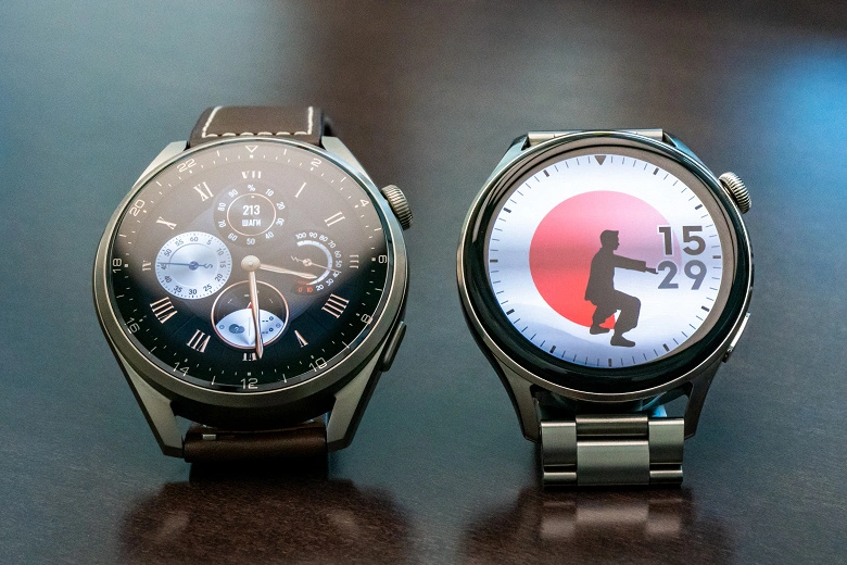 Präsentiert intelligente Uhren Huawei Uhr 3 und schaue 3 Pro mit Harmonyos und ESIM-Unterstützung an