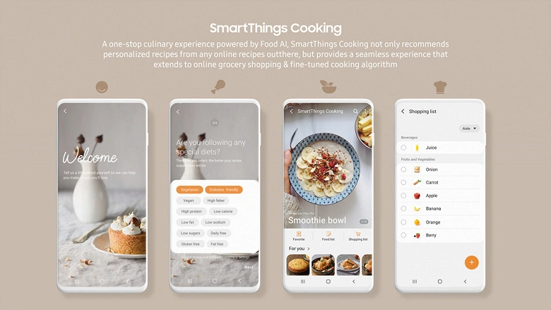 Lancio del servizio di cucina SmartThings