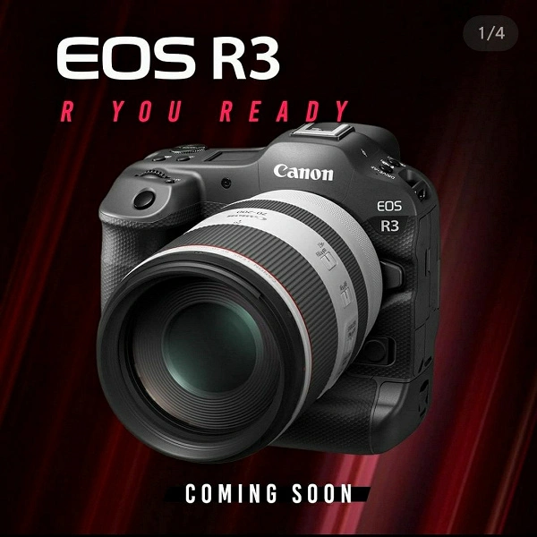 Zusätzliche technische Eigenschaften von Canon EOS R3-Kameras werden veröffentlicht.