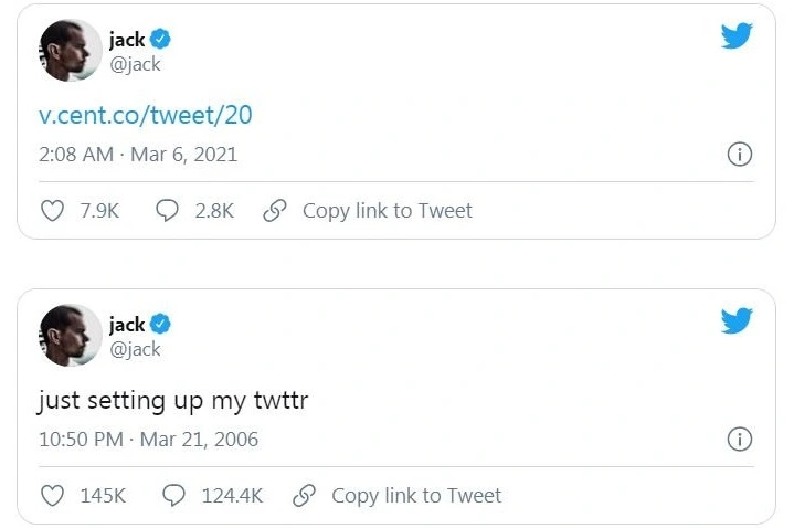 Il CEO di Twitter vende NFT del primo tweet