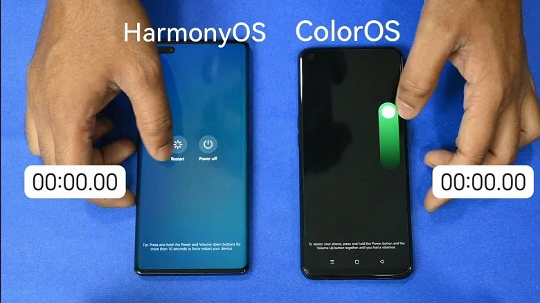 HarmonyOS 2.0 erwies sich als viel schneller als Coloros 11 - Neue Shell für Smartphones OnePlus