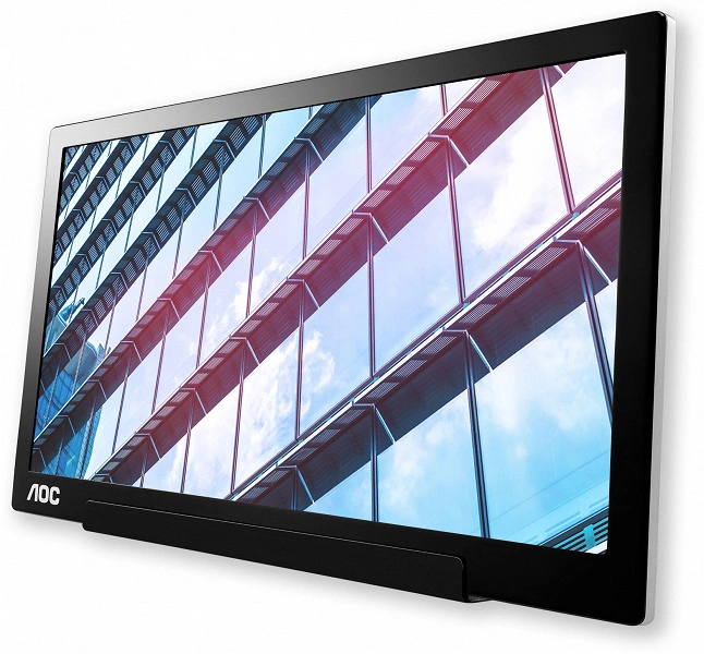 In agosto, inizieranno le vendite di un monitor portatile AOC I1601P con una connessione ibrida