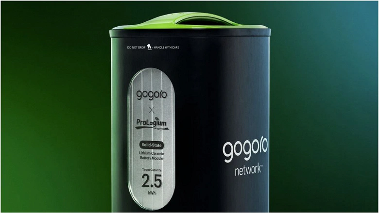 Gogoro erschien den weltweit ersten Prototyp einer austauschbaren Festkörperbatterie für den elektrischen Transport