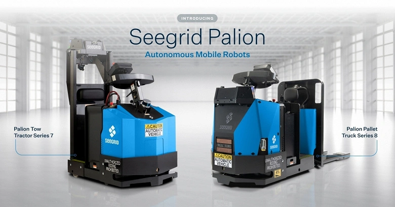 Lancement de la gamme Seegrid Palion de robots mobiles autonomes