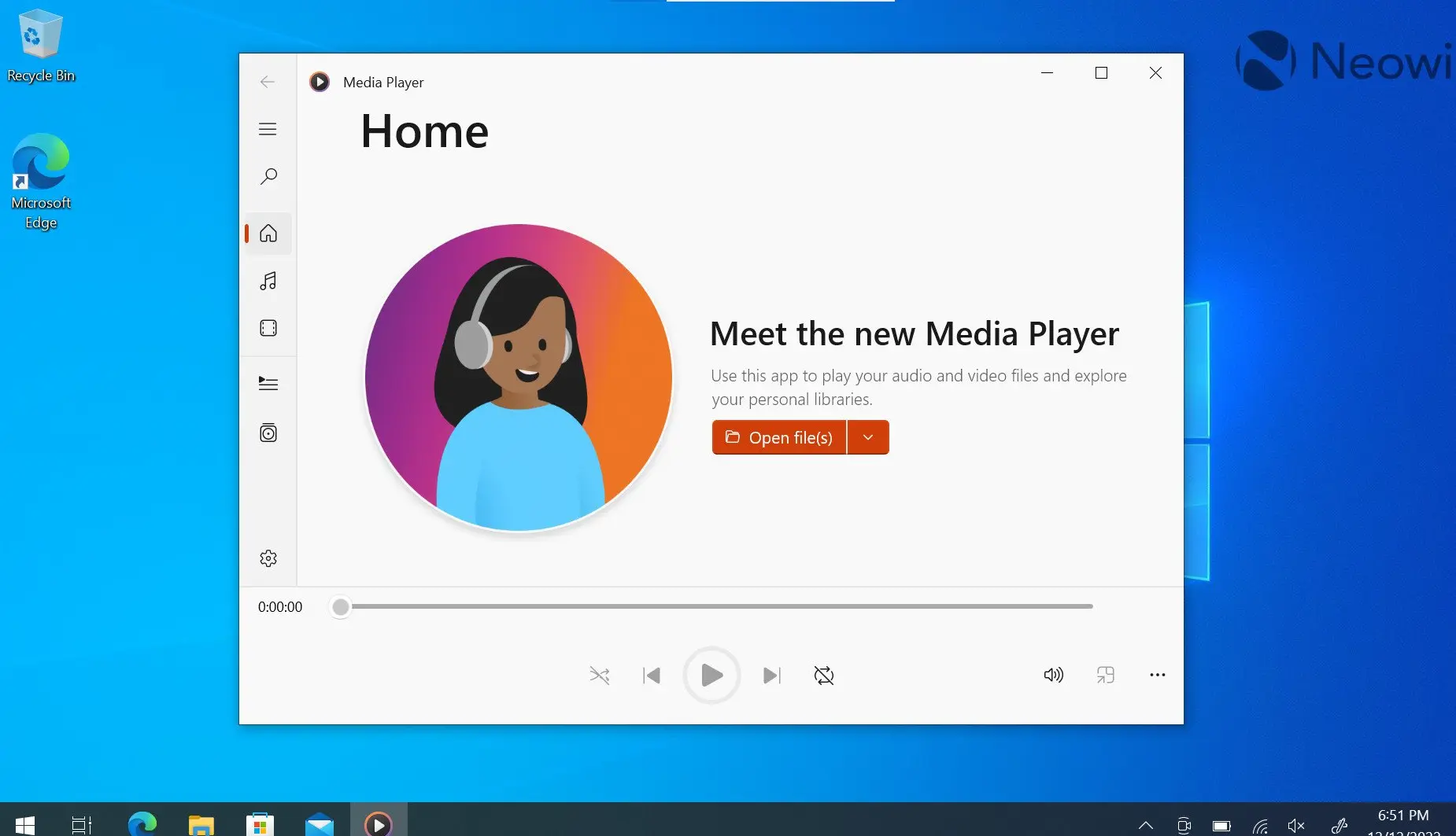 O novo Windows Media Player já está disponível para usuários do Windows 10