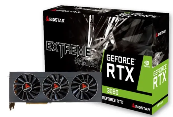 Biostar a dévoilé ses propres variantes des GeForce RTX 3080 et RTX 3070 - deux ans après l'annonce de ces cartes vidéo